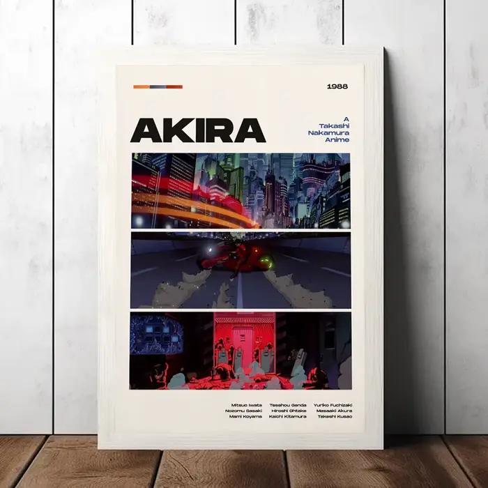 A-Akira Pop HD haute qualité rétro affiche japon Anime impression salle Bar café mur Art jeu chambre décor cadeaux murale toile peinture