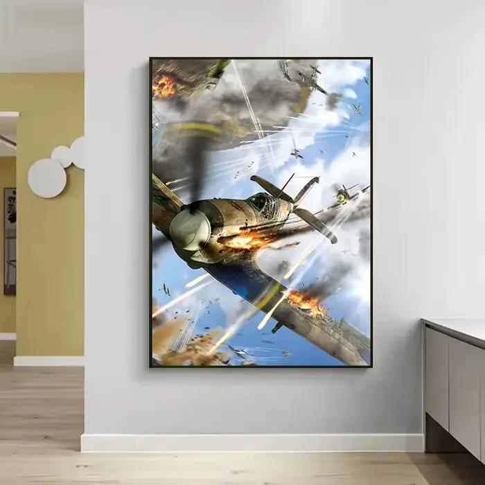 Toile d'avion de Combat de la guerre mondiale