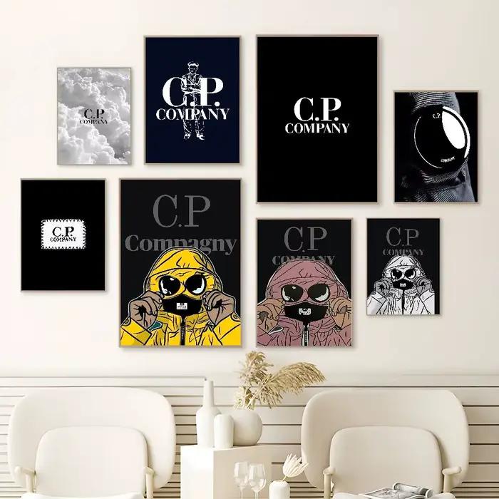 Affiches vintage classiques de luxe de la marque de mode C P C-Company, affiches murales de qualité HD, affiches rétro pour la décoration murale de la maison