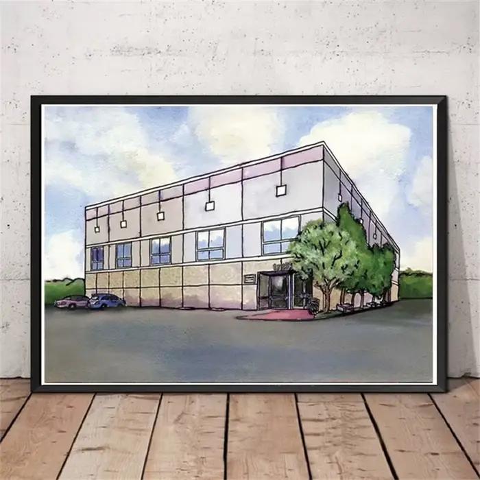 Affiche imprimée d'art moderne du bureau Pam Beesly