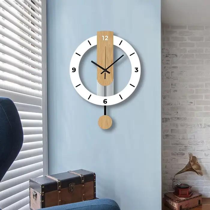Horloge à pendule créative en acrylique