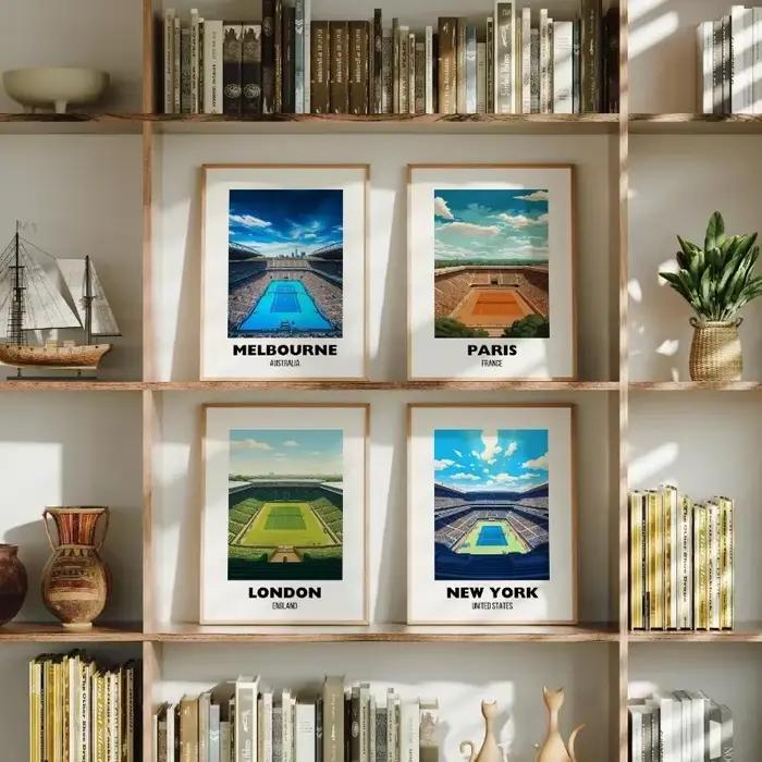 1 pièce, affiche sans cadre sur toile