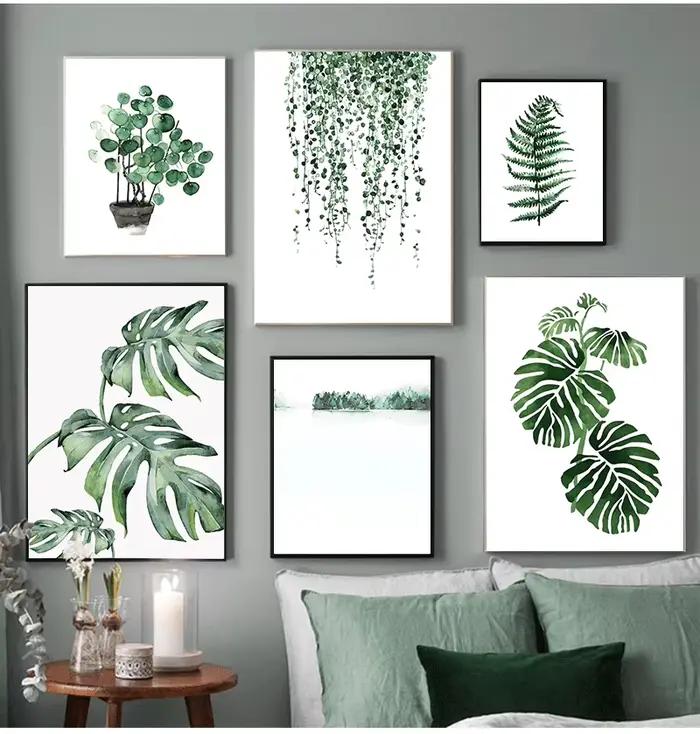 Affiche de plantes tropicales de style scandinave