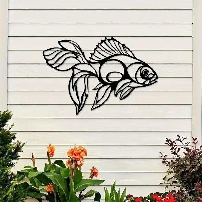 Superbe décoration murale en métal 1 pièce: élevez votre intérieur avec le charme contemporain d'Halloween!