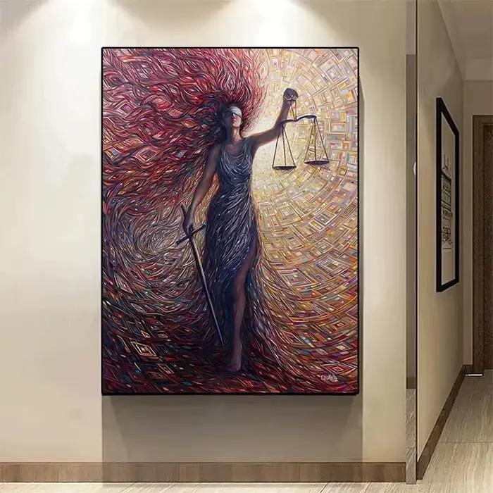 Affiches abstraites d'art d'avocat