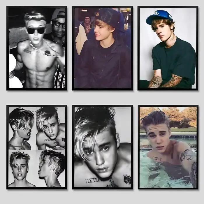 Affiche de chanteur J-Justin Biebers