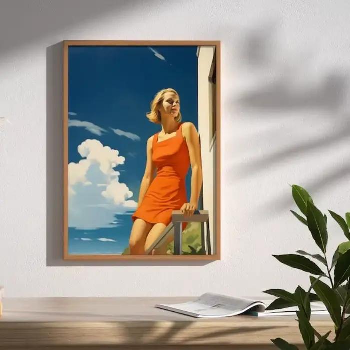 Affiche de ville Edward Hopper