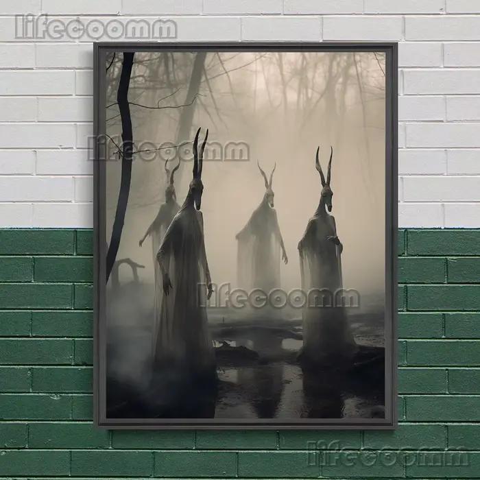 Affiche et impression d'art de sorcellerie de Pprédéterminée de sabbat de sorcières