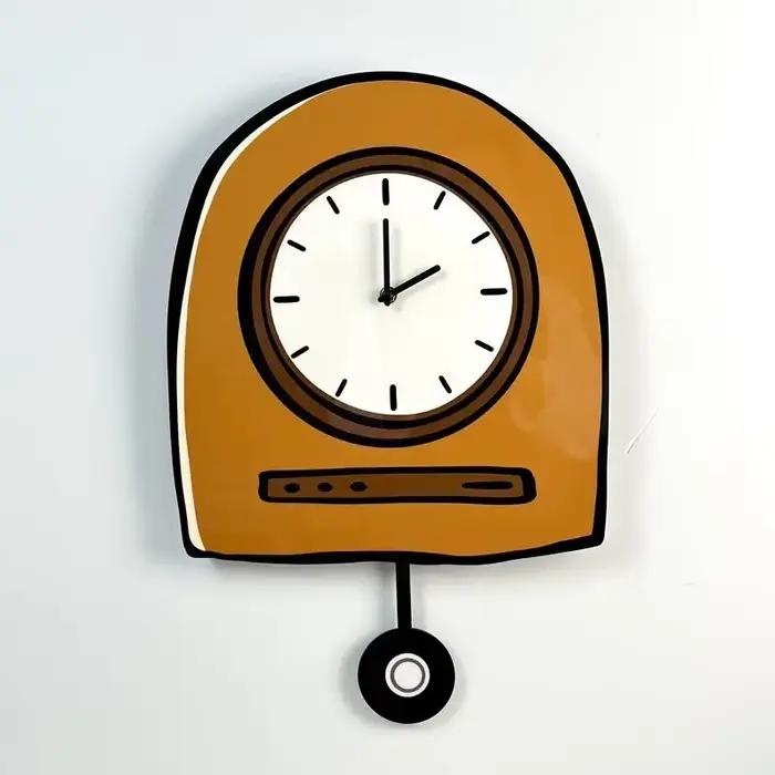 Horloge murale de dessin animé coréen