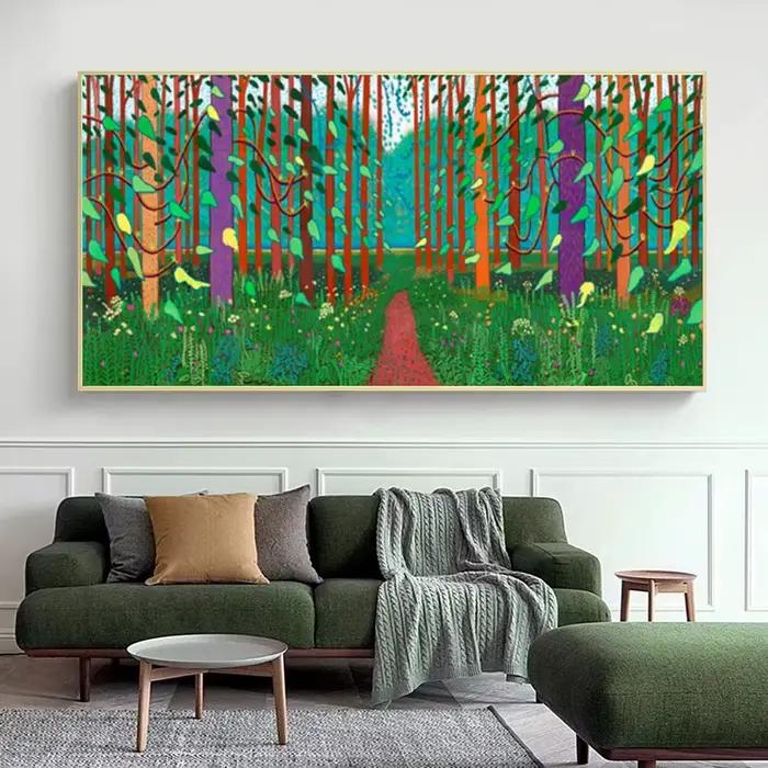 Affiche de FC Hockney avec l'arrivée du printemps