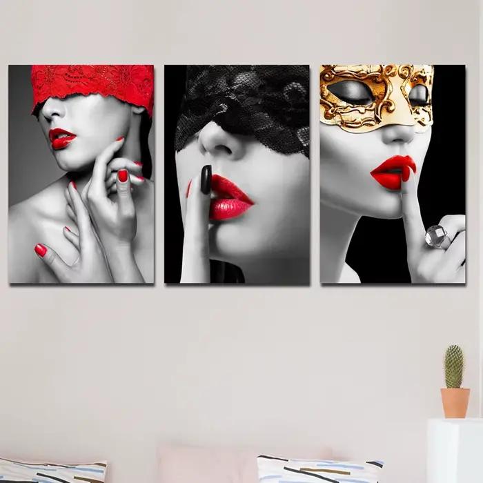 Affiche de toile de mode moderne pour chambre à coucher