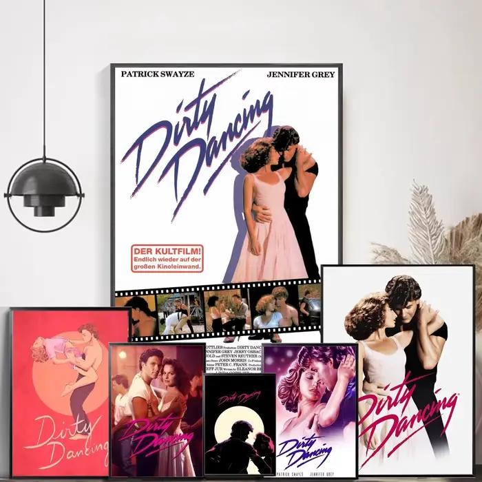 Affiches de film classique de danse sale