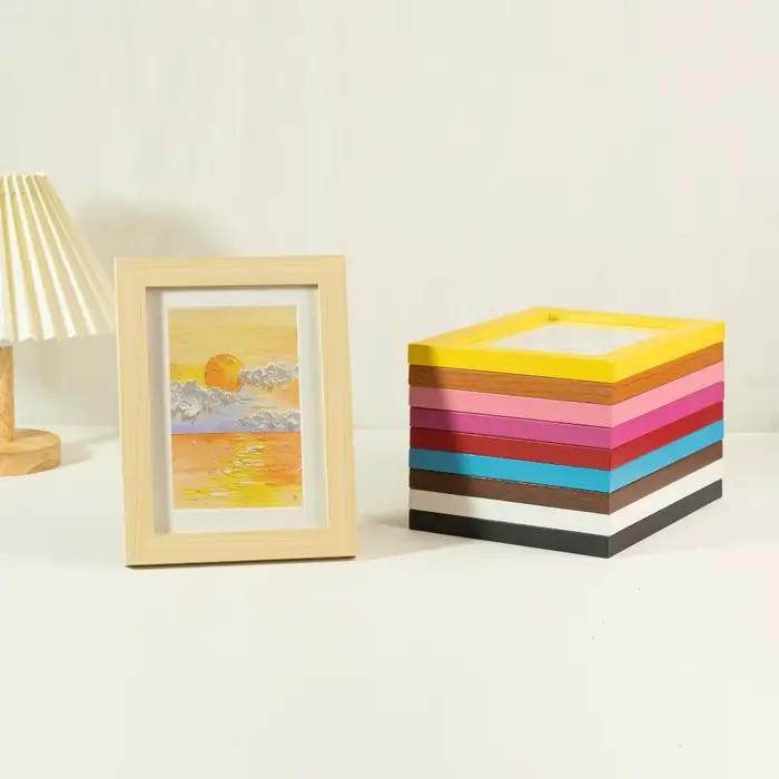 INS – cadre Photo coloré, dessins, cadre Photo artisanal, supports d'affichage multi-tailles pour bricolage, maison