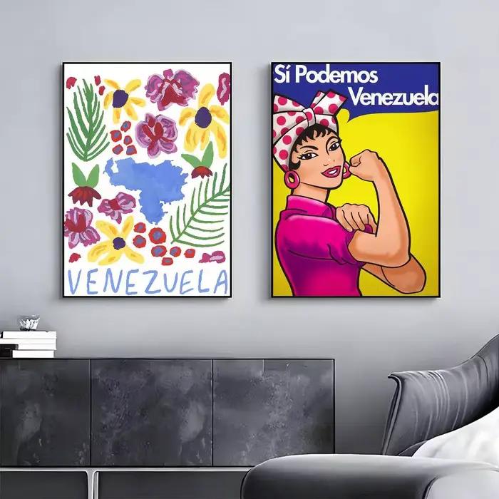 Affiche d'art esthétique Venezuela