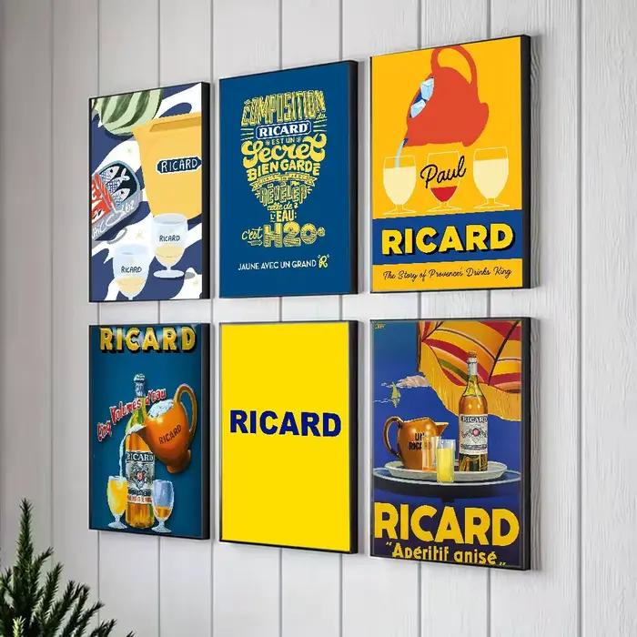 R-RicardES Affiche de bière pour salon