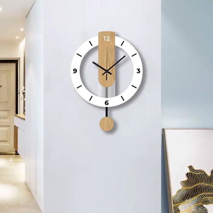 Horloge à pendule créative en acrylique