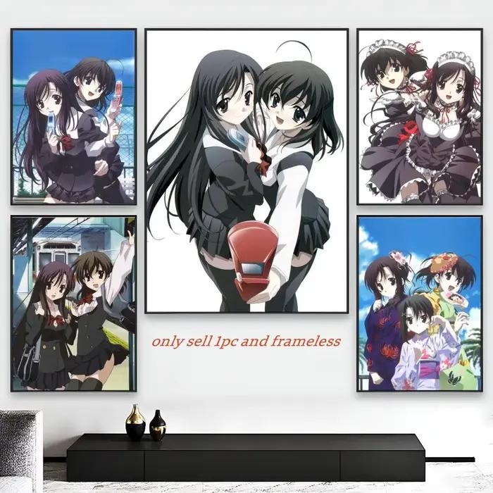 Affiche Anime School Days HD autocollante