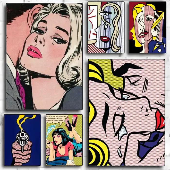 Affiche Retor Roy Lichtenstein