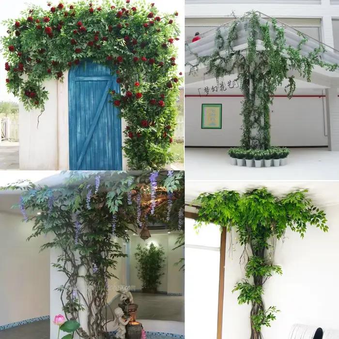 Décoration en rotin à haute imitation