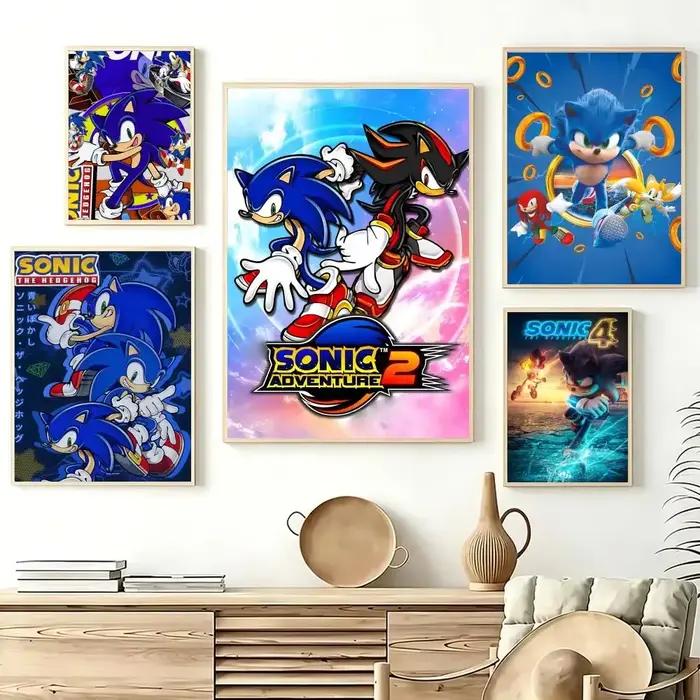 Affiche artistique élégante Swift Sonic the HedgehogS