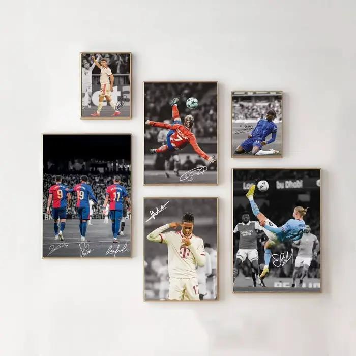Affiche d'étoile de Football célèbre