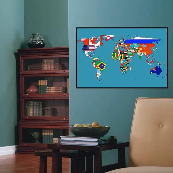 Carte du monde 59x42cm