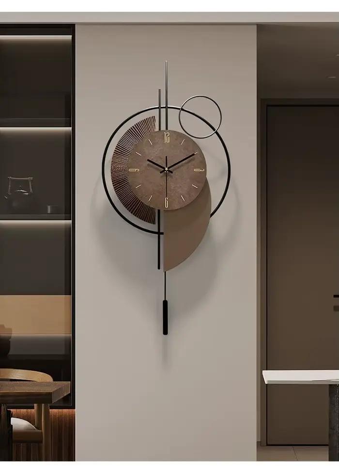 Horloge murale haut de gamme 2025 nouveau modèle avec lumières