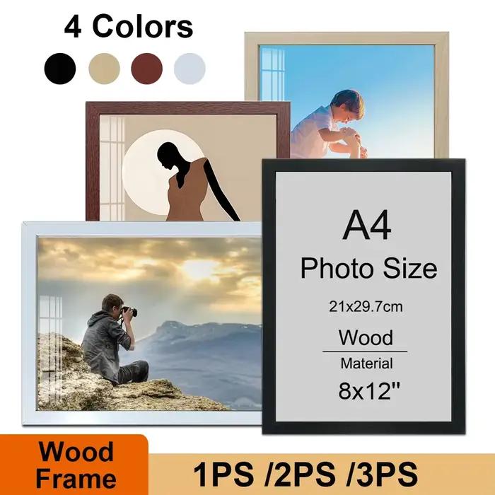 Cadre Photo en Bois A4