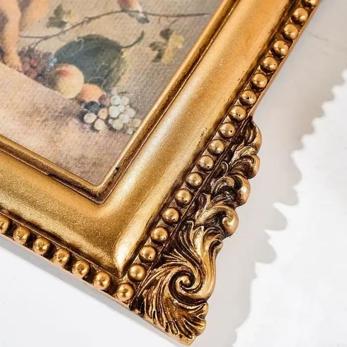Cadre Photo élégant en résine Antique française