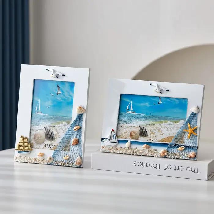 Cadre Photo océan de 6 pouces de Style méditerranéen