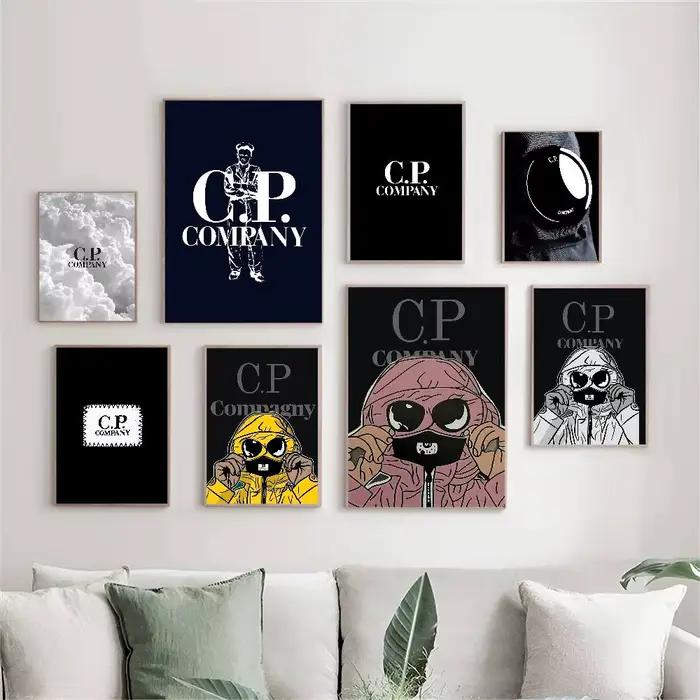 Affiches vintage classiques de luxe de la marque de mode C P C-Company, affiches murales de qualité HD, affiches rétro pour la décoration murale de la maison