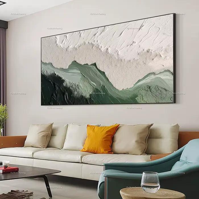 Grande peinture à l'huile spéciale peinte à la main