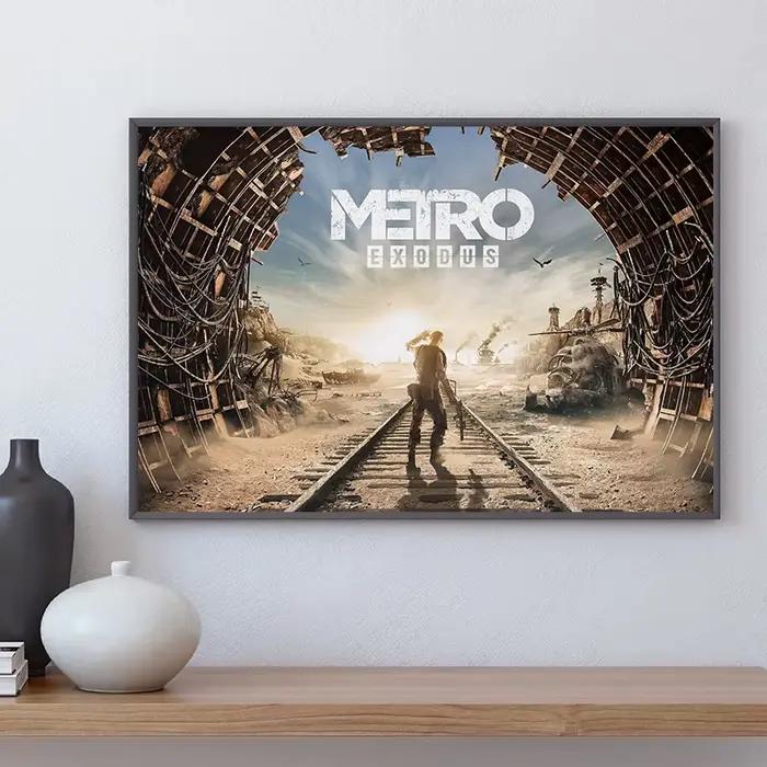 Affiches de jeu de tir d'aventure Metro Exodus