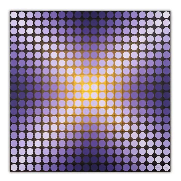 Victor Vasarely optique visuel Art toile peinture à l'huile esthétique photo œuvre
