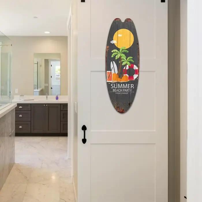 Décor de planche de surf en bois pour la maison