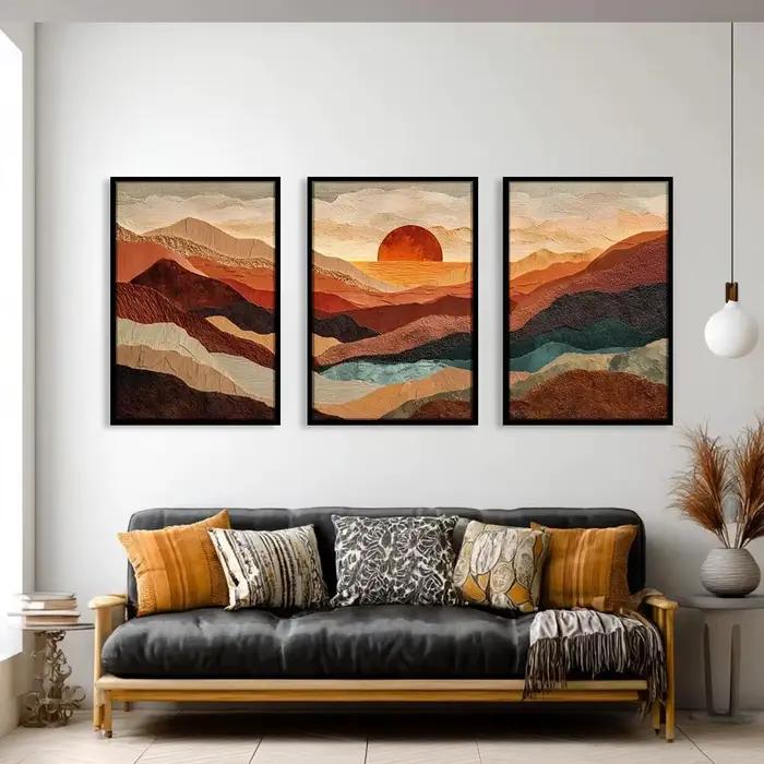 Peinture sur toile sans cadre