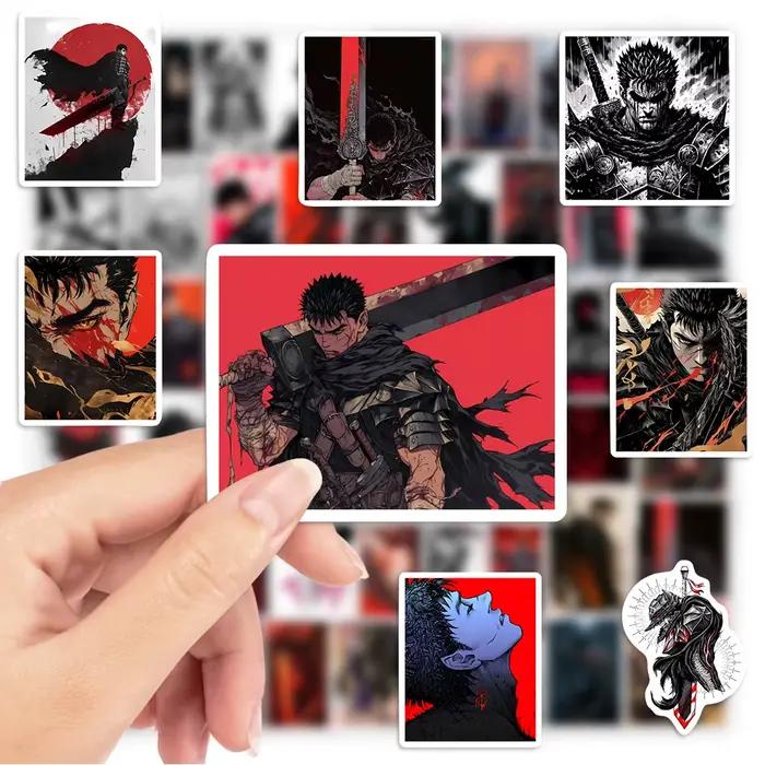 Autocollant d'illustration Manga Berserk