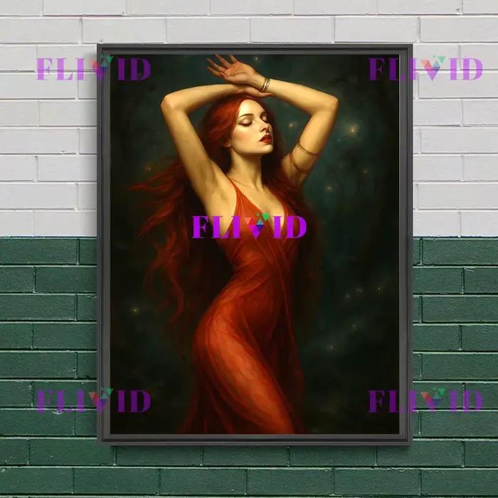 Art mural de déesse Lilith