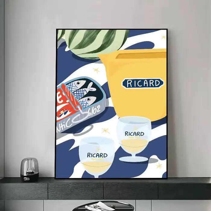 R-RicardES Affiche de bière pour salon