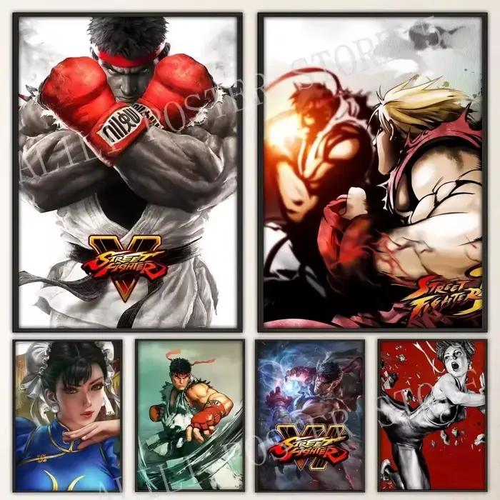 Affiche de jeu S-Street Fighter Nintendo