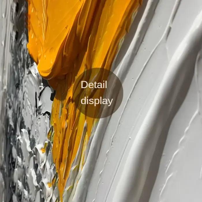 Peinture sur toile abstraite peinte à la main 3D