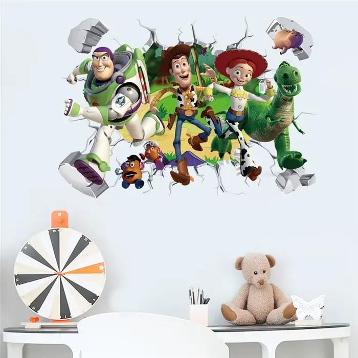 Autocollants muraux de dessin animé Toy Story