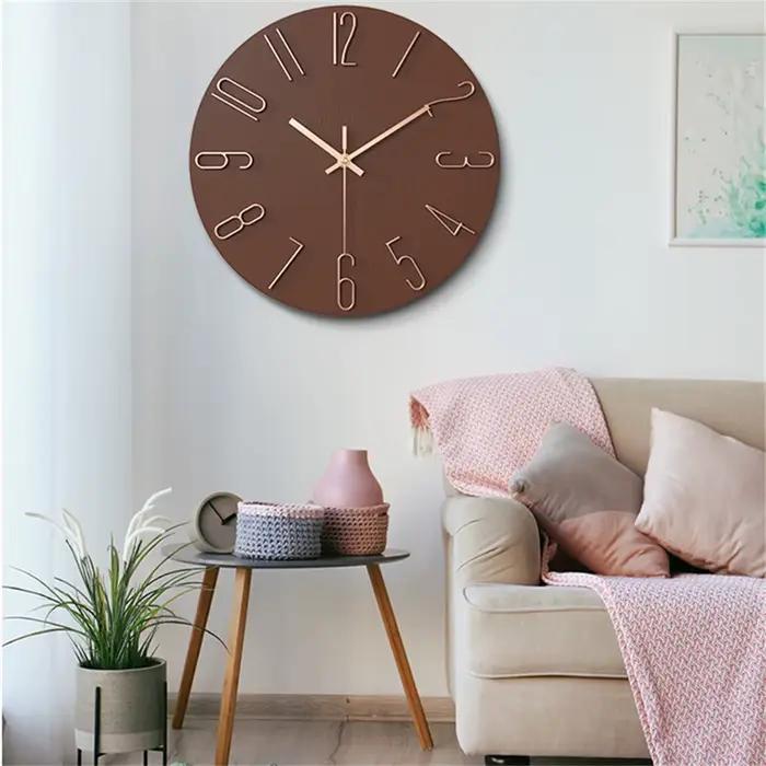 Horloge murale à piles