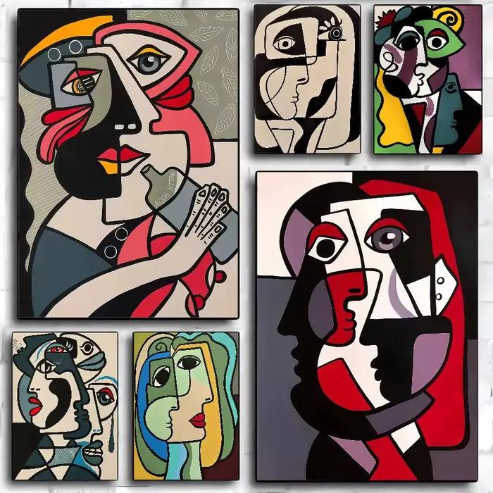 Affiches de film classique d'art Picasso abstrait, affiche de qualité HD, peinture artistique murale, étude, décoration nordique pour la maison