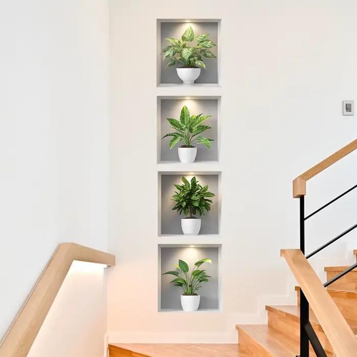 Nouvelles plantes vertes créatives