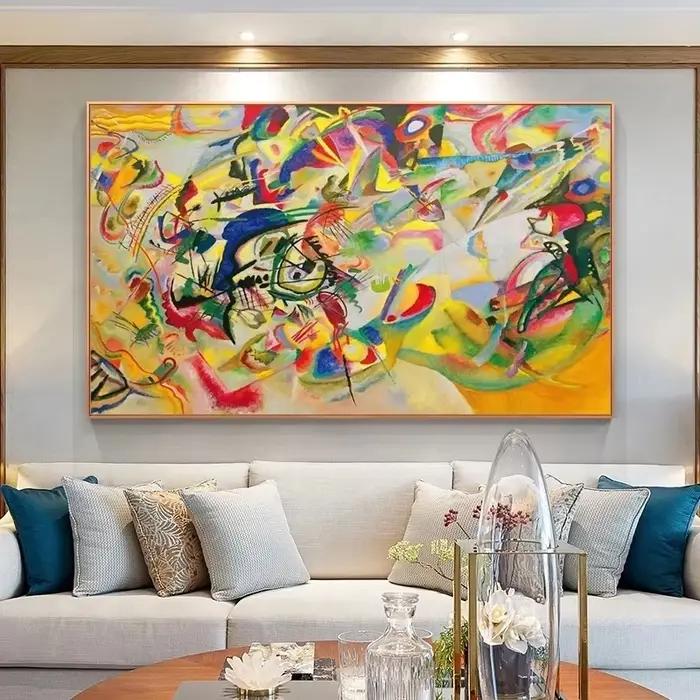 Toile de peinture Vintage Wassily Kandinsky