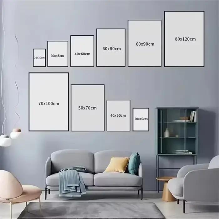 Peinture sur toile créative Mona Lisa sans cadre