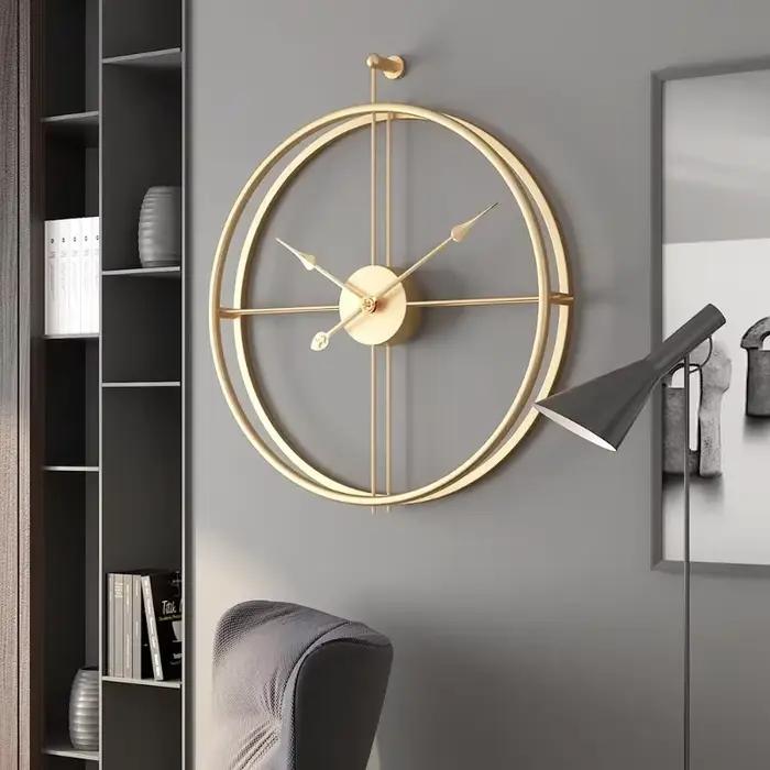 50/60cm horloge murale Design moderne grandes horloges muettes mur décor à la maison montres numériques circulaires