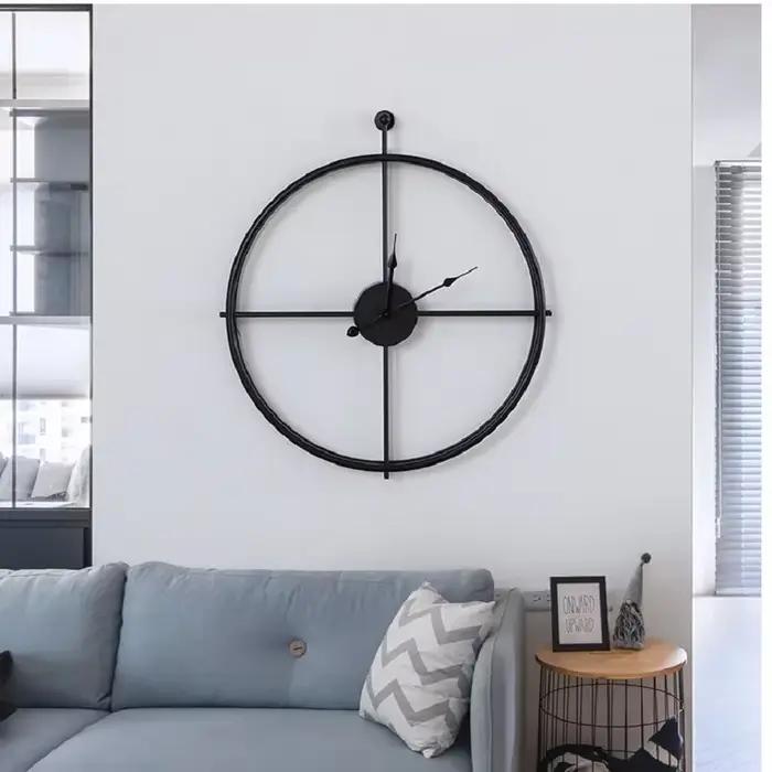 50/60cm horloge murale Design moderne grandes horloges muettes mur décor à la maison montres numériques circulaires