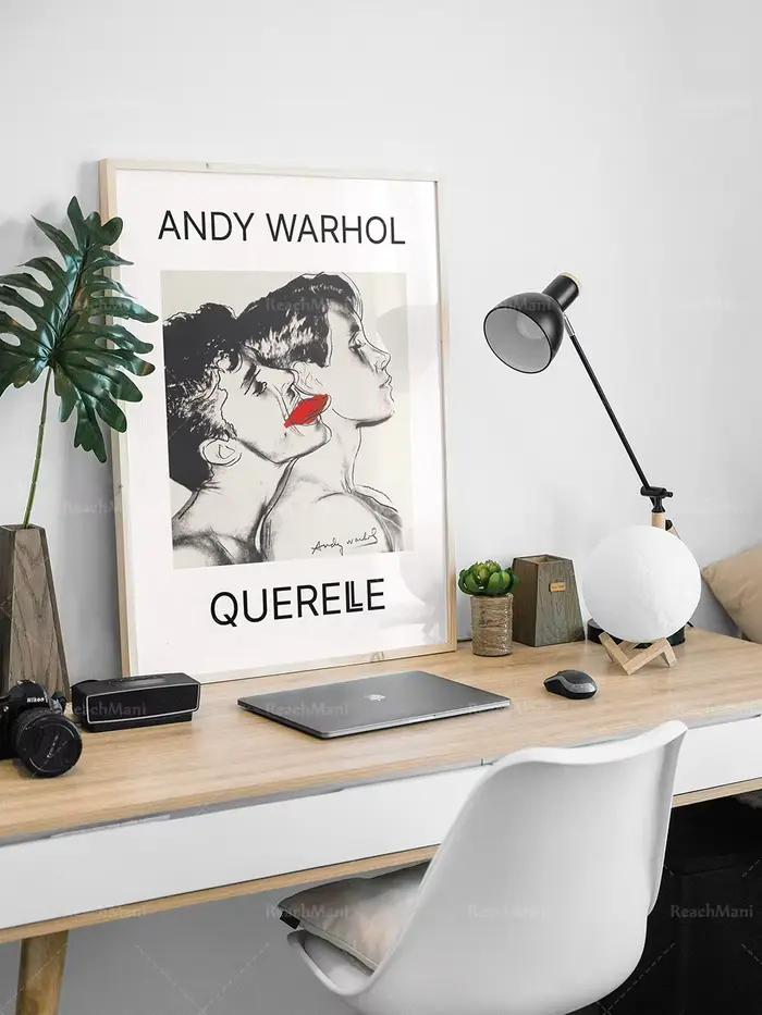 Affiche Imprimable du Film Andy Warhol, de Haute Qualité